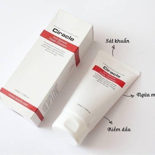 Sữa rửa mặt trị mụn ciracle anti blemish foam cleanser