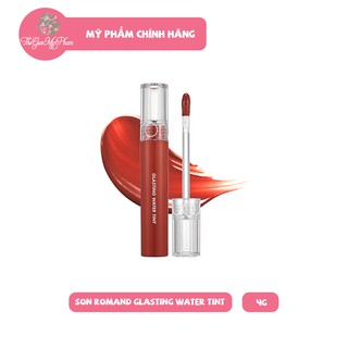 [2 Màu Mới] Son Tint Nước Siêu Lì, Lâu Trôi Romand Glasting Water Tint 4g