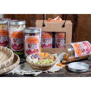 [Mã GROSALE2703 giảm 8% đơn 250K] Mứt Dừa Non Ngũ Sắc 500g