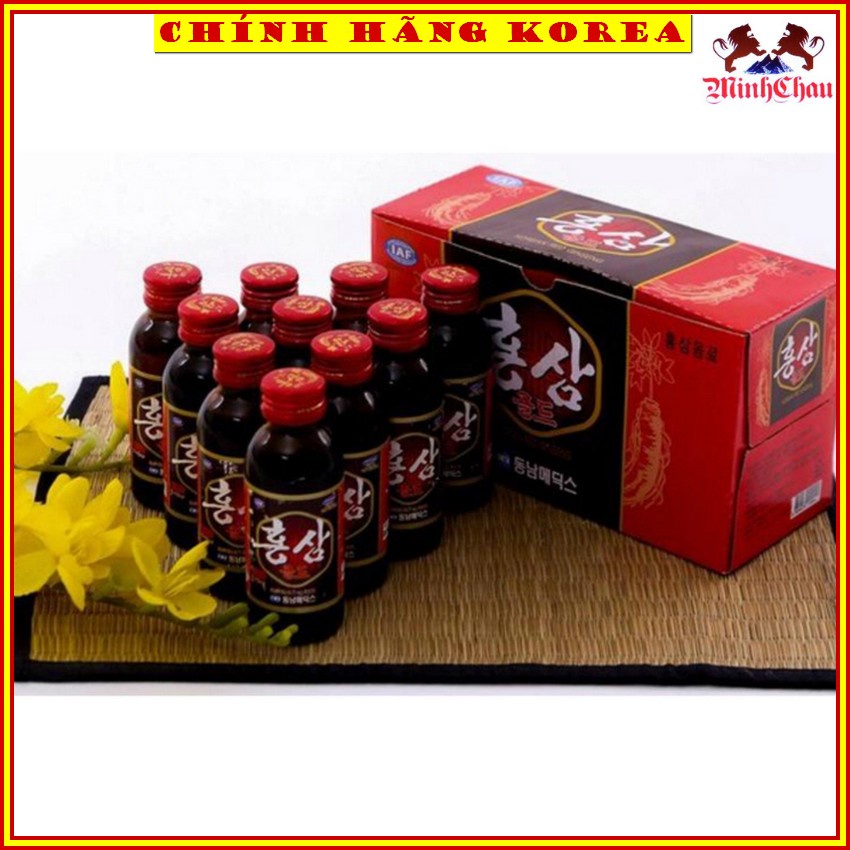 Nước Hồng Sâm Hàn Quốc,Nước sâm chai 100ml [ 1 Chai ], minhchau