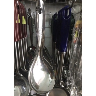 Muôi múc cơm canh inox dày dặn (Muôi đá)