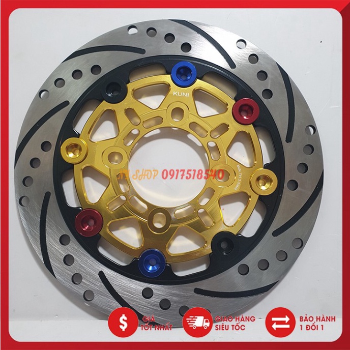 Đĩa KUNI Racing 3.5 mm lắp cho AB, Vision,sirius, ex 135, wave 110 Ảnh thật Sp