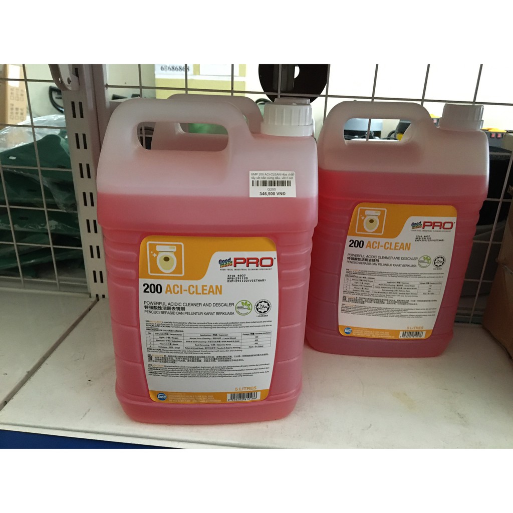 Hóa chất tẩy rửa vết bẩn cứng đầu Goodmaid PRO GMP 200 ACI-CLEAN