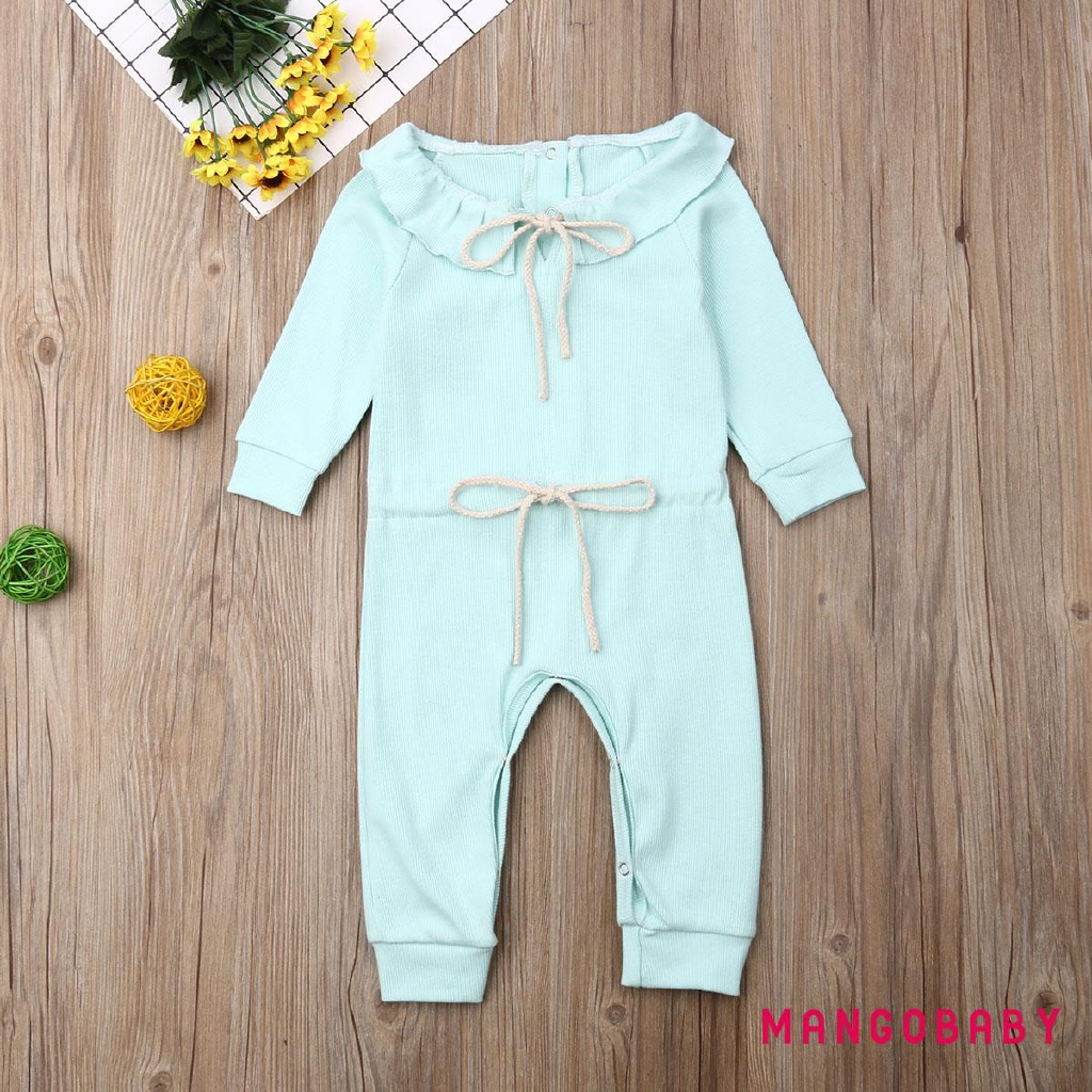 Bộ Áo Liền Quần Cotton Dễ Thương Cho Trẻ Sơ Sinh