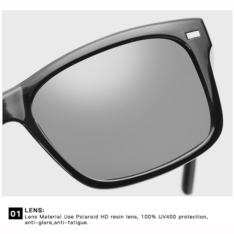 Kính Mát Phân Cực Kiểu Dáng Đơn Giản Dành Cho Nam