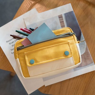 Túi Vải Canvas Đựng Bút Đa Năng Tiện Dụng