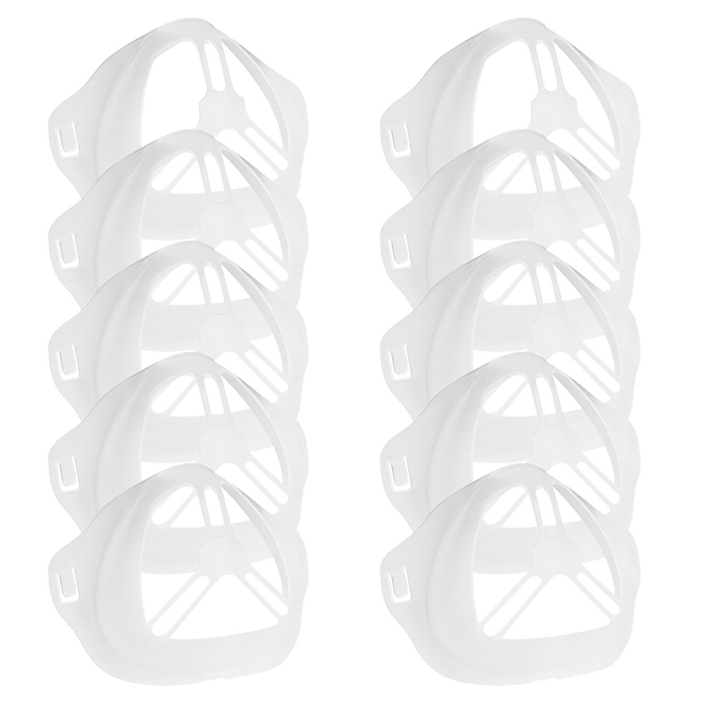 (Hàng Mới Về) Set 10 Khung Bảo Vệ Khuôn Mặt 3d Thoáng Khí Có Thể Tái Sử Dụng | BigBuy360 - bigbuy360.vn