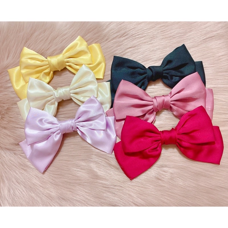 Kẹp nơ size to - Kẹp nơ to Hàn quốc (Phụ kiện tóc) - Kẹp nơ đẹp hàng thiết kế