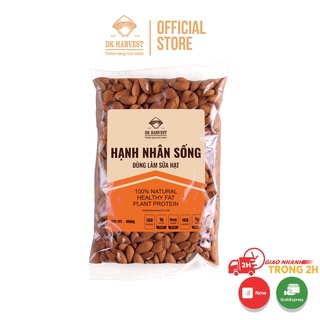 Hạt Hạnh Nhân Sống DK Harvest Nhập Khẩu Dùng Làm Sữa Hạt