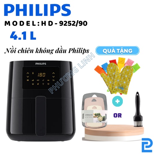 Nồi chiên không dầu Philips HD9252/90 Dung tích 4.1L  - Hàng chính hãng