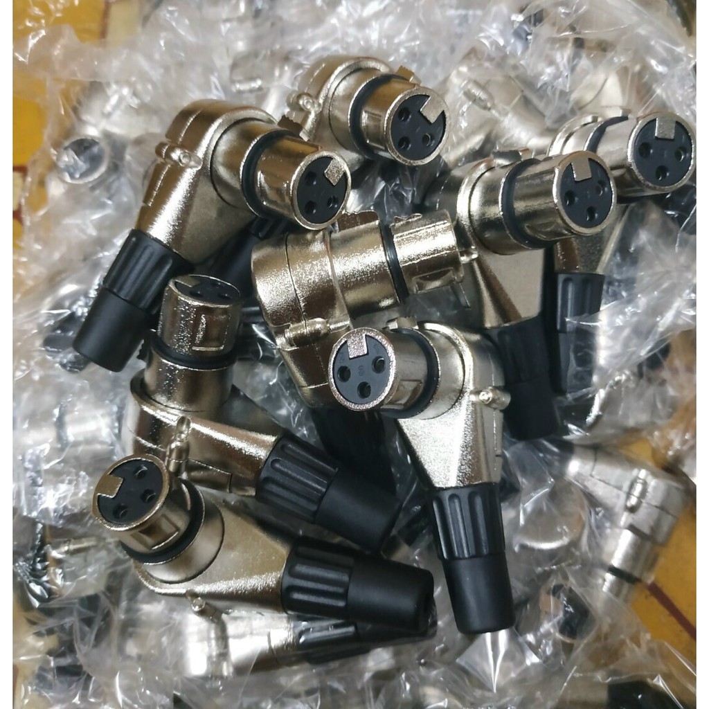 Đầu Jack hàn Canon cong  đực cái