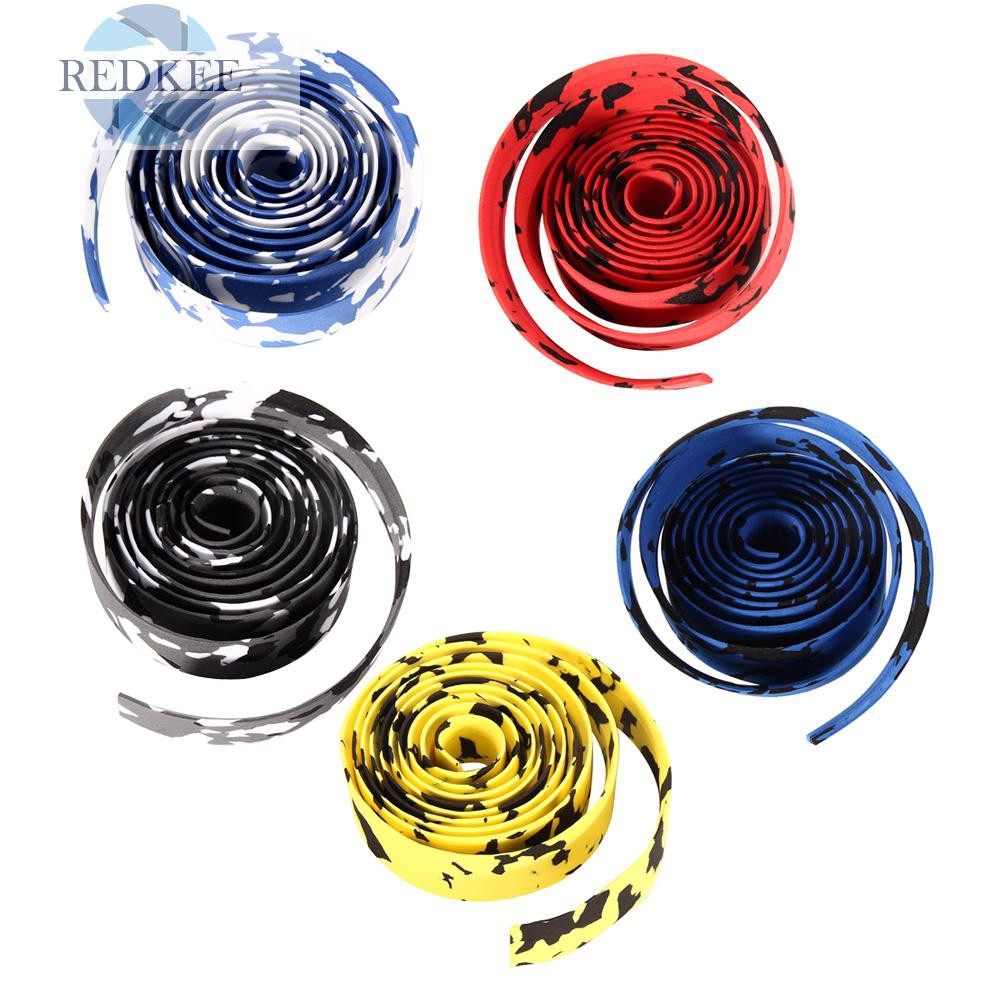 2 Cuộn Băng Quấn Tay Lái Xe Đạp Thể Thao Redkee + 2 Chốt Cắm