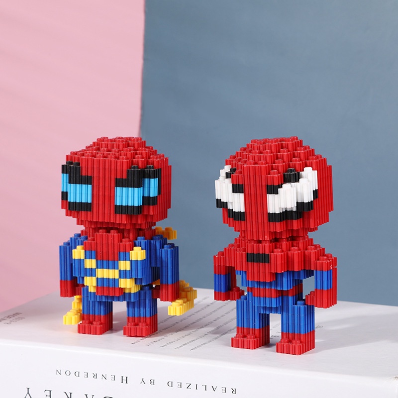 Đồ Chơi Lắp Ráp Hoạt Hình avengers Ba Chiều Sáng Tạo Trang Trí Nhà Cửa