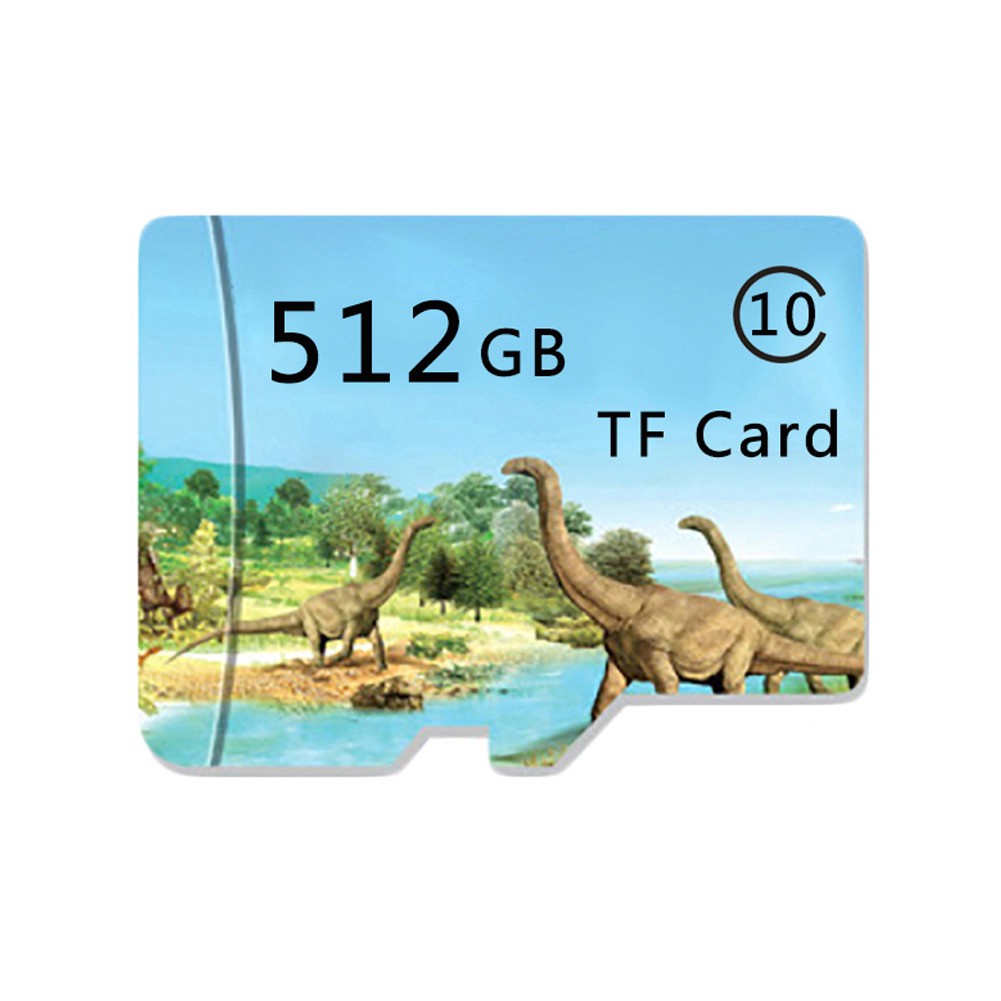 Thẻ Nhớ Micro Sd Tf 128 / 256 / 512gb Hình Khủng Long Cho Máy Ảnh Mp4 N40