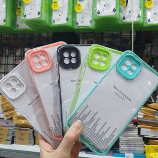 Ốp lưng dẻo Samsung A03 viền màu bảo vệ camera