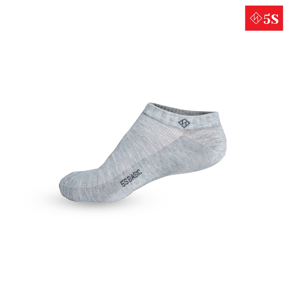 Combo 3 Đôi Tất Cổ Ngắn Nam 5S, Màu Sắc Cơ Bản, Chống Hôi Chân (5S.MEDISOCK20-01-CP1)