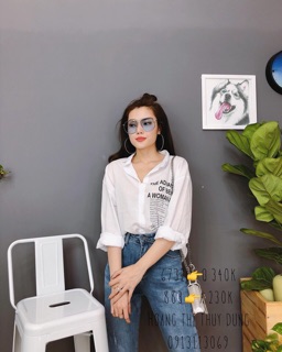 Sơ Mi In Chữ Siêu Đẹp