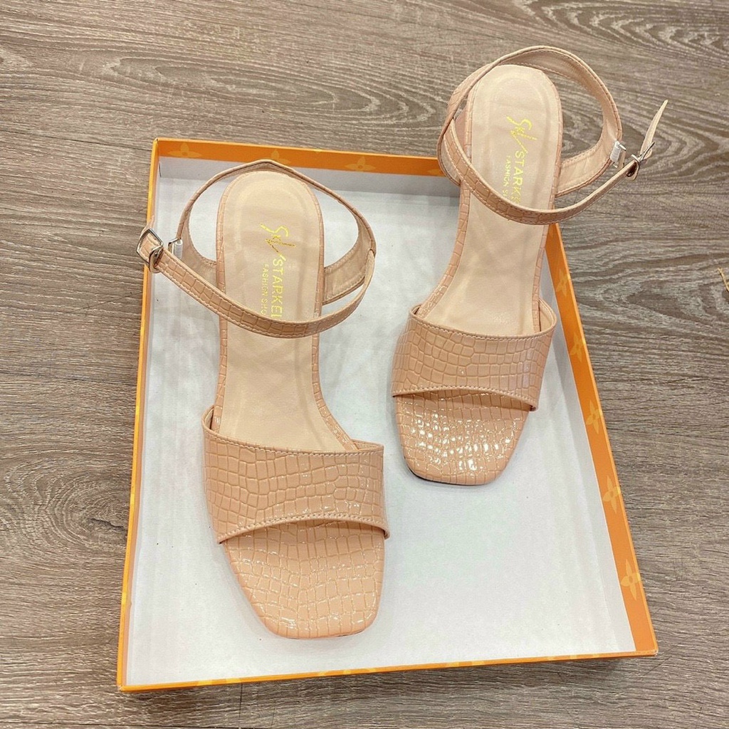 Freeship - Giày Nữ Sandal Nữ Sandal Cao Gót Nữ 3 Phân hot