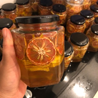 Chanh đào ngâm mật ong đường phèn homemade