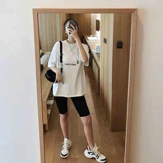 Legging ngố hm. khóa hông cực tốt, co giãn 4 chiều mặc thoải mái.
