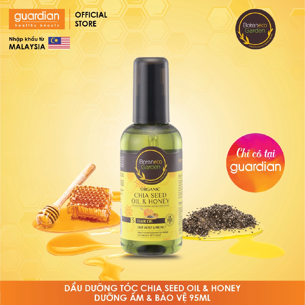 Dầu dưỡng tóc Botaneco Garden Chia seed oil & Honey dưỡng ẩm sâu & bảo vệ 95ml | BigBuy360 - bigbuy360.vn