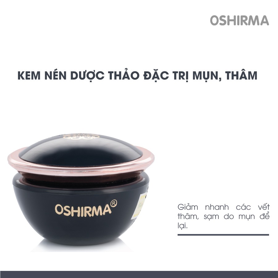 Kem Dưỡng Da Oshirma Chiết Xuất Thảo Dược Làm Sáng & Mờ Thâm Cho Da Mụn