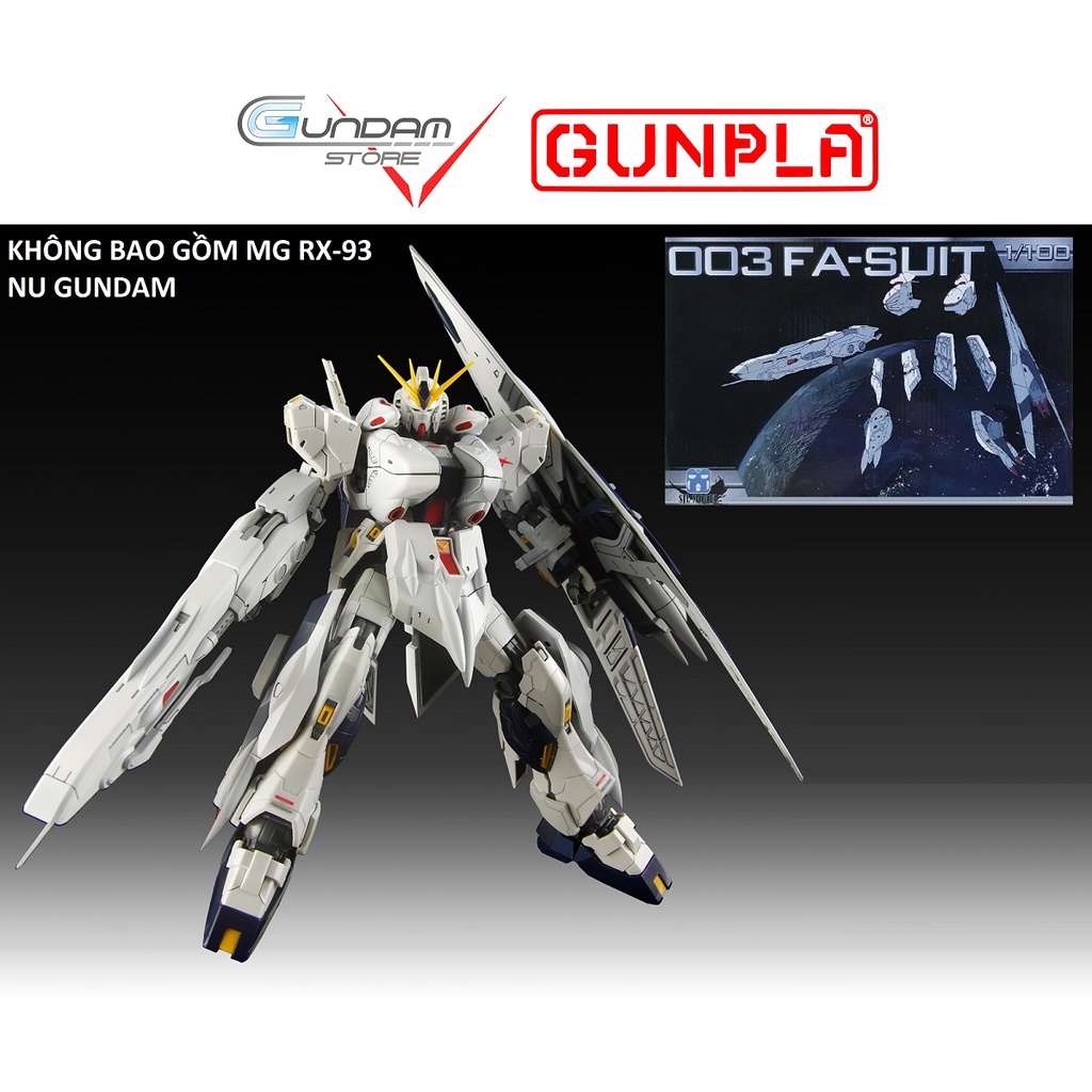 Phụ Kiện Bộ Giáp Nâng Cấp FA-93S Full Armor Nu Gundam SJL Mô Hình Đồ Chơi Lắp Ráp Anime