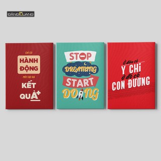 Bộ 03 tranh canvas trang trí Văn phòng DF-07