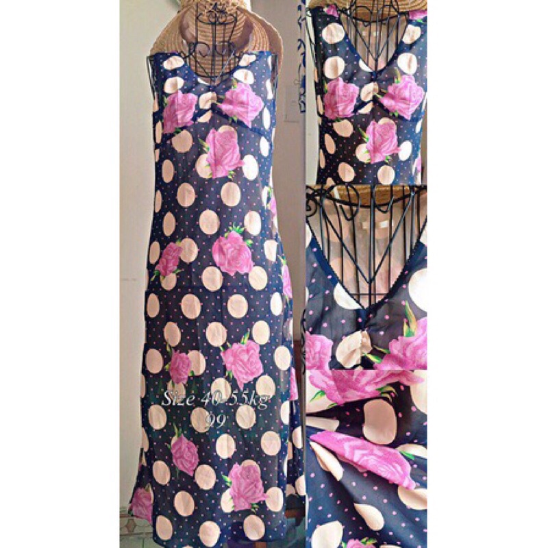 Đầm Maxi Hoa xinh xắn cho Nàng Thơ