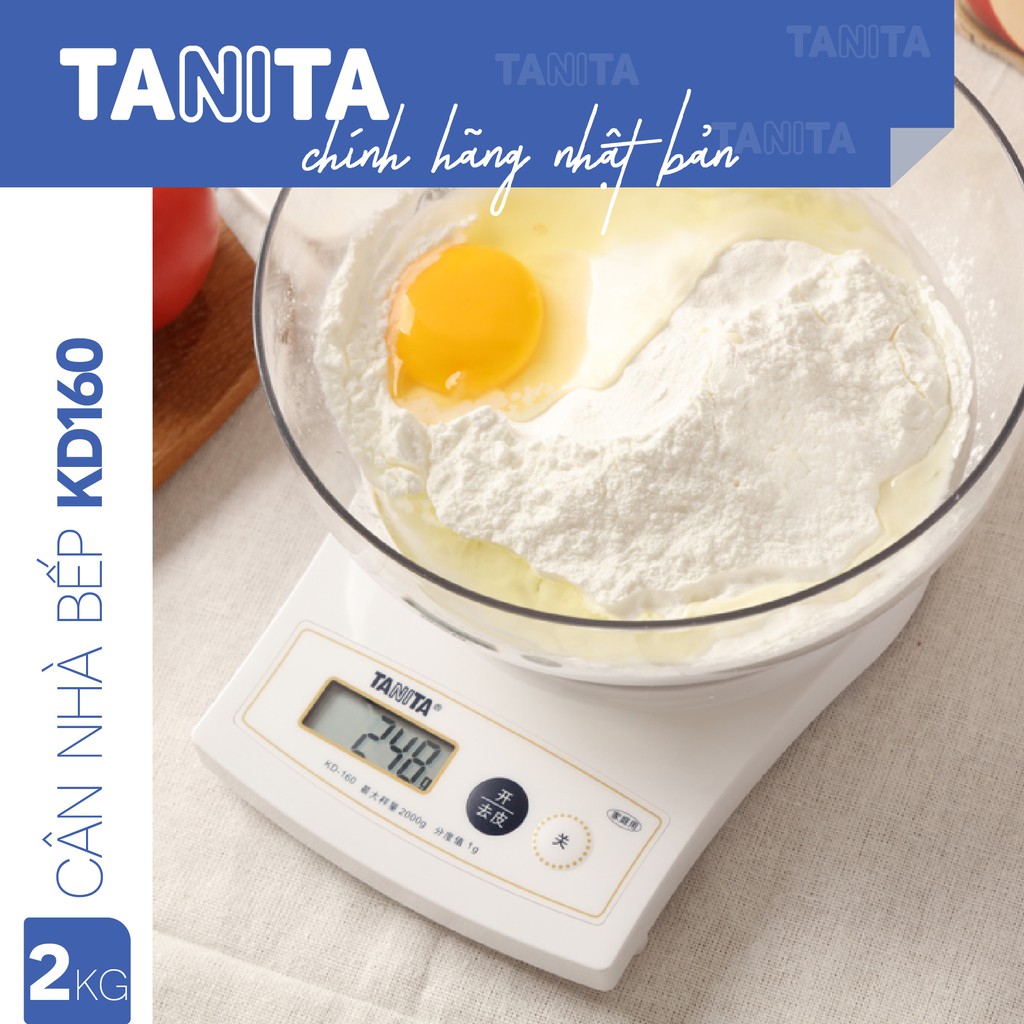 Cân nhà bếp Tanita KD160,Chính hãng nhật bản,Cân làm bánh,Cân thực phẩm,Cân tiểu ly,Cân chính xác,Cân bếp 1kg,2kg