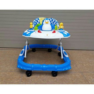 Xe tập đi tròn chim cánh cụt có nhạc ( Nhựa Chợ Lớn )