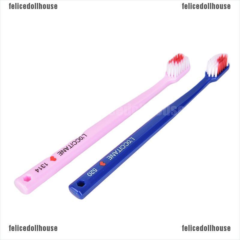 Bộ 2 Bàn Chải Đánh Răng nano Hình Trái Tim Cho Bé