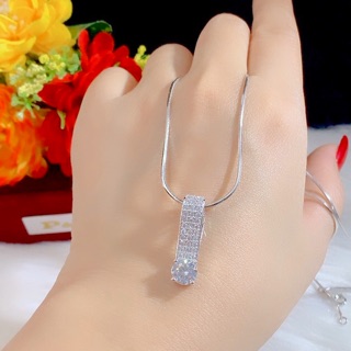 Dây chuyền nữ màu bạch kim mẫu mới về