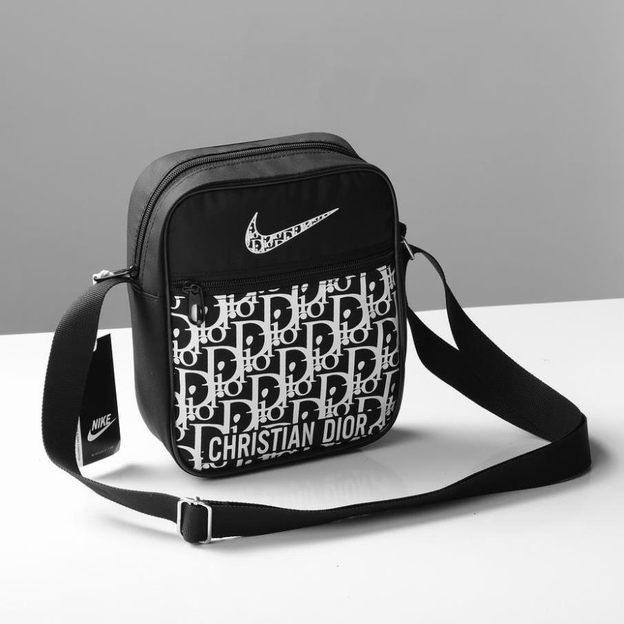 TÚI ĐEO CHÉO NIKE x DIOR CHRISTIAN NEW 2022 FORM MINI Full phụ liệu xịn