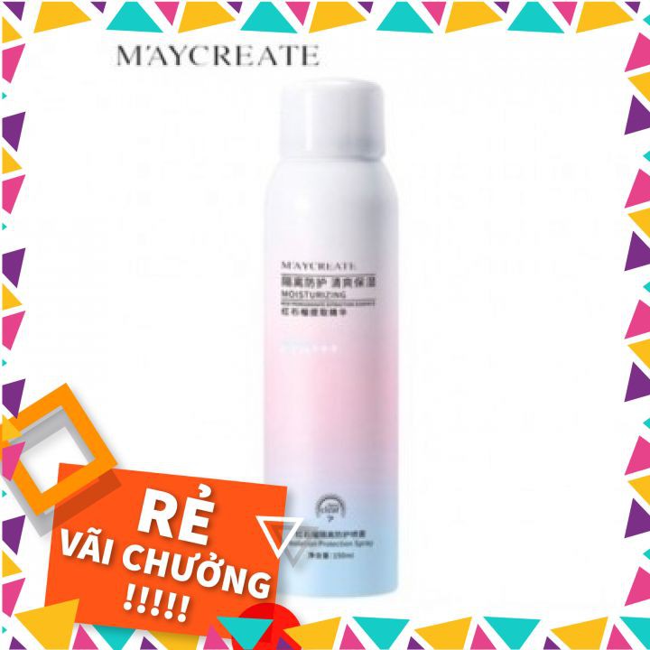 [MÃ GIẢM GIÁ 10% CHO ĐƠN TỐI THIỂU 199K] Xịt Chống Nắng💖FREESHIP💖 Maycreate nâng tone dễ dàng, phù hợp với mọi loại da | BigBuy360 - bigbuy360.vn