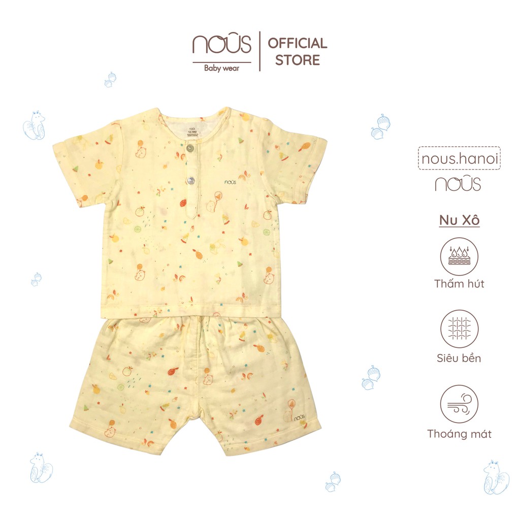 [FULL] Bộ Quần Áo Cộc Xô Nous (16 mẫu) ( Size từ 3-6 Tháng Đến 18-24 Tháng)