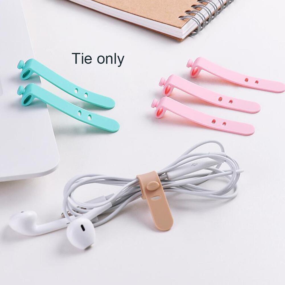 4 phụ kiện giữ dây cáp O4P3 T0G6 I3A3 V2K2 chất liệu silicon