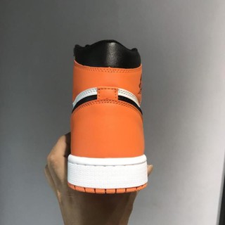 [Sập Giá] Giày thể thao sneaker Jodan đen cam cao