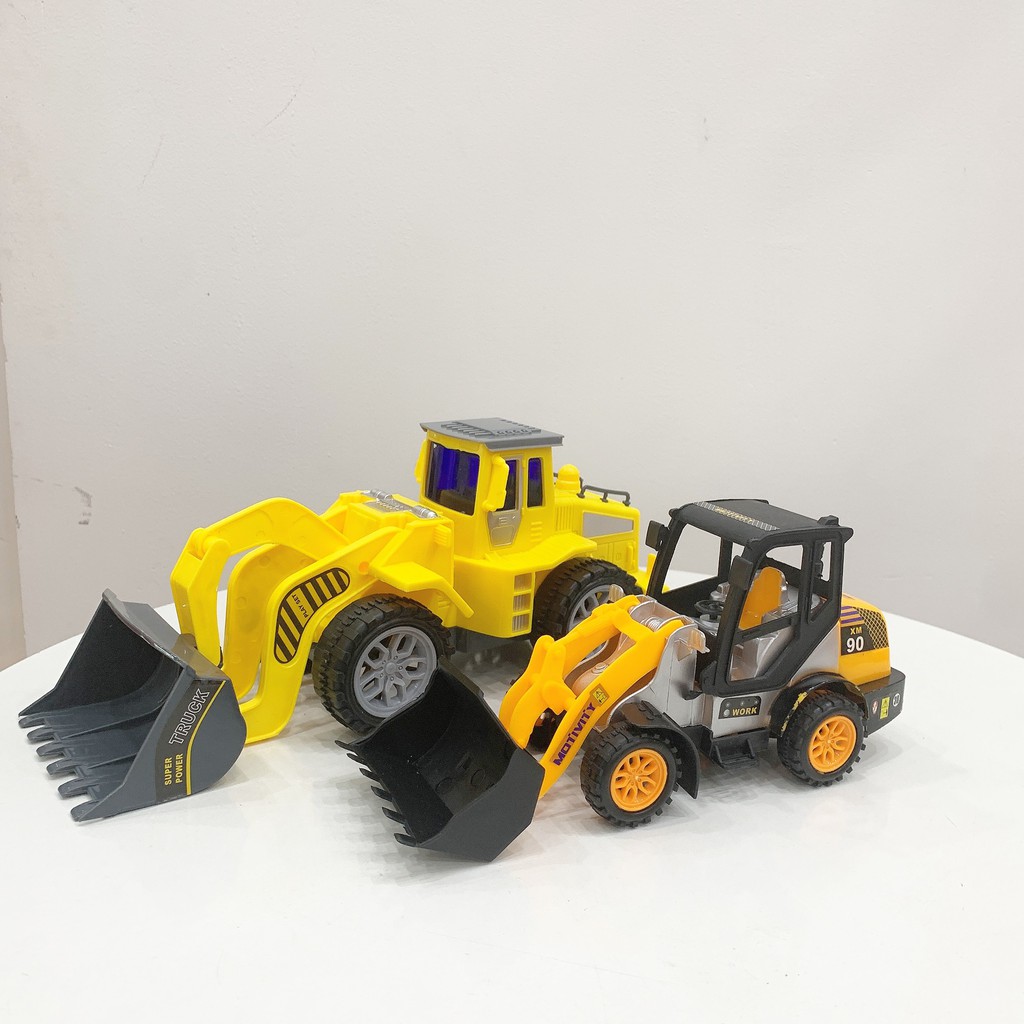 Đồ chơi ô tô mô hình các loại xe xây dựng: máy xúc, xe tải, cần cẩu,.. cỡ lớn cho trẻ em kèm nhiều quà tặng