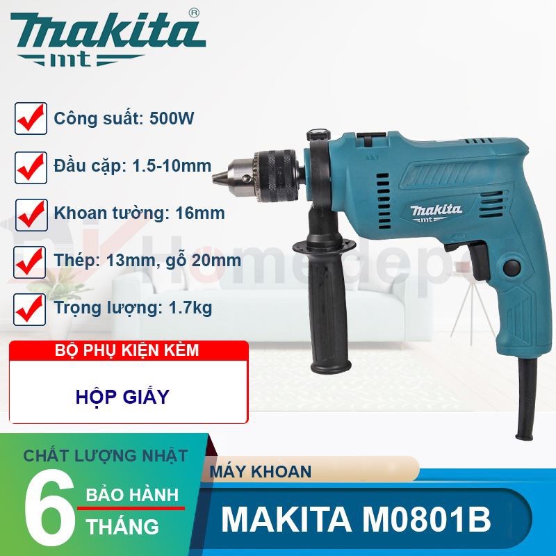 Máy khoan động lực 16mm Makita M0801B