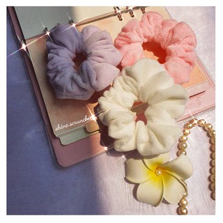 Cột tóc scrunchie nhung cực mịn | Tiệm của Bánh Bèo