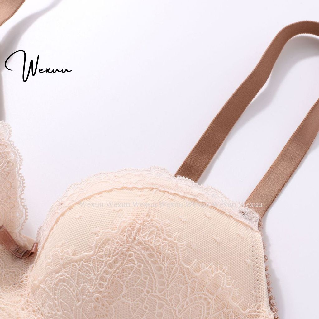 Áo ngực nữ ren hoa mềm mại Wexuu Design thiết kế không gọng đệm vừa thoáng khí- AV31
