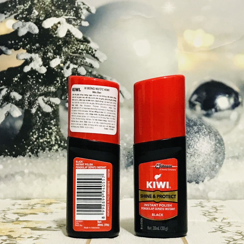 Xi Bóng Nước Kiwi Màu Đen - Nâu 30ml -> 75ml