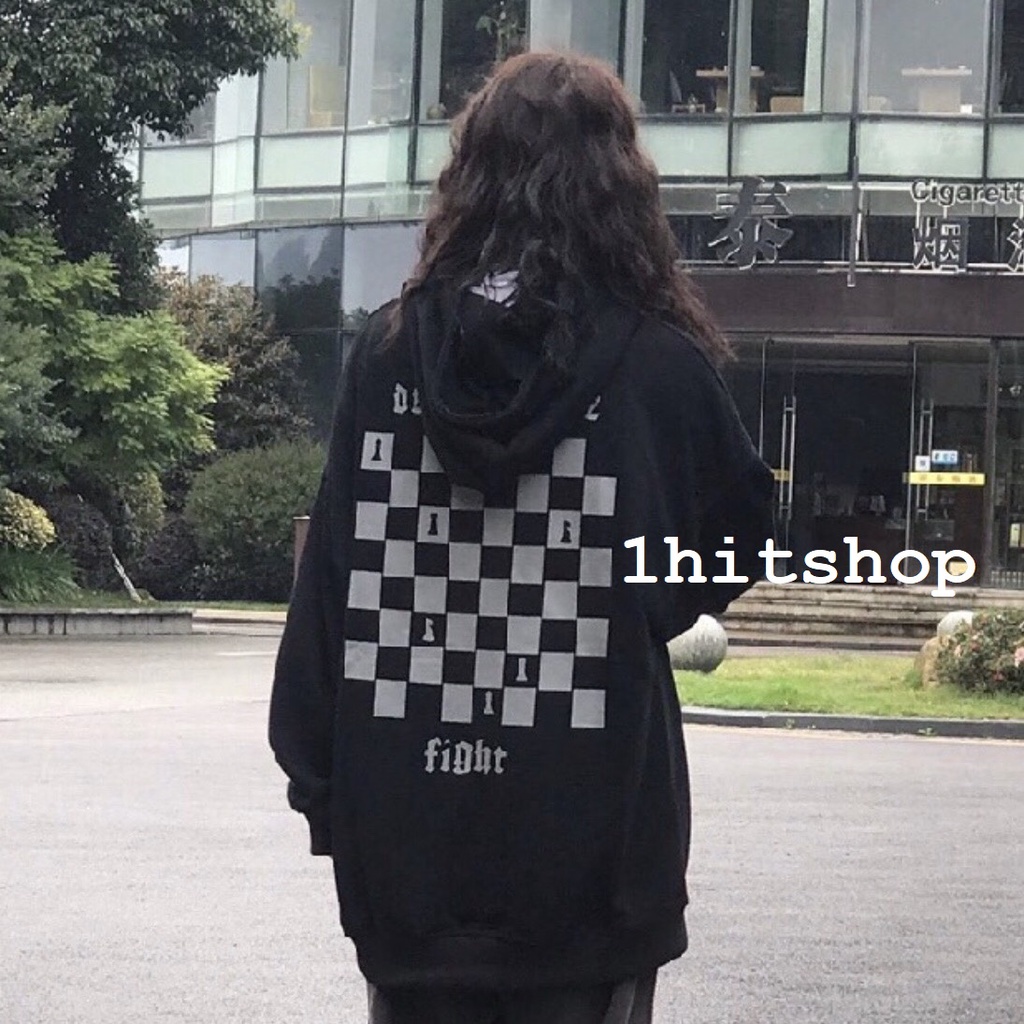 Áo Hoodie BÀN CỜ Ulzzang Unisex 1hitshop