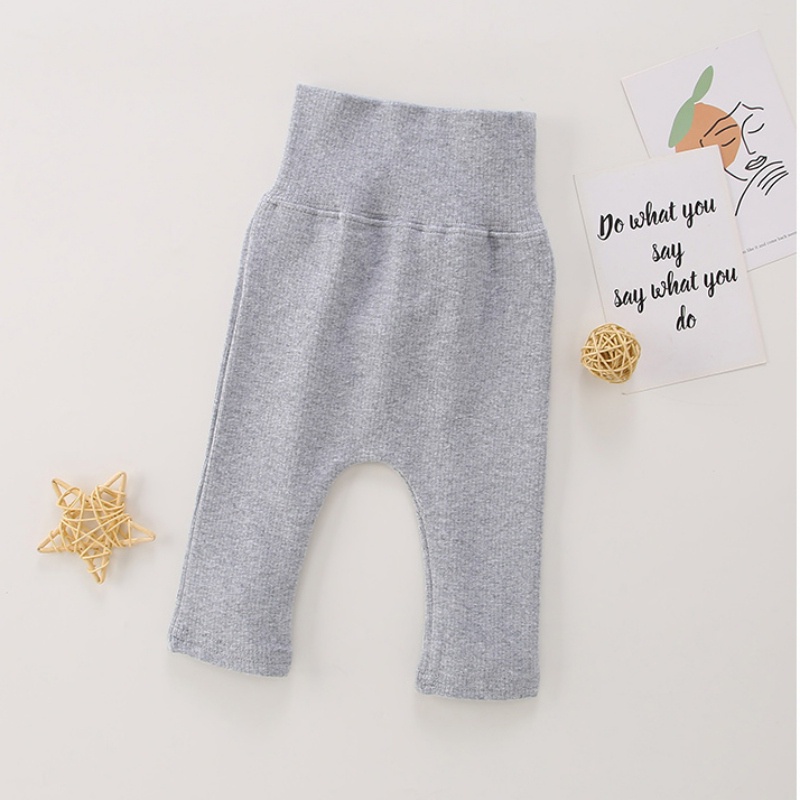 Quần dài lưng cao màu sắc thanh lịch cho bé