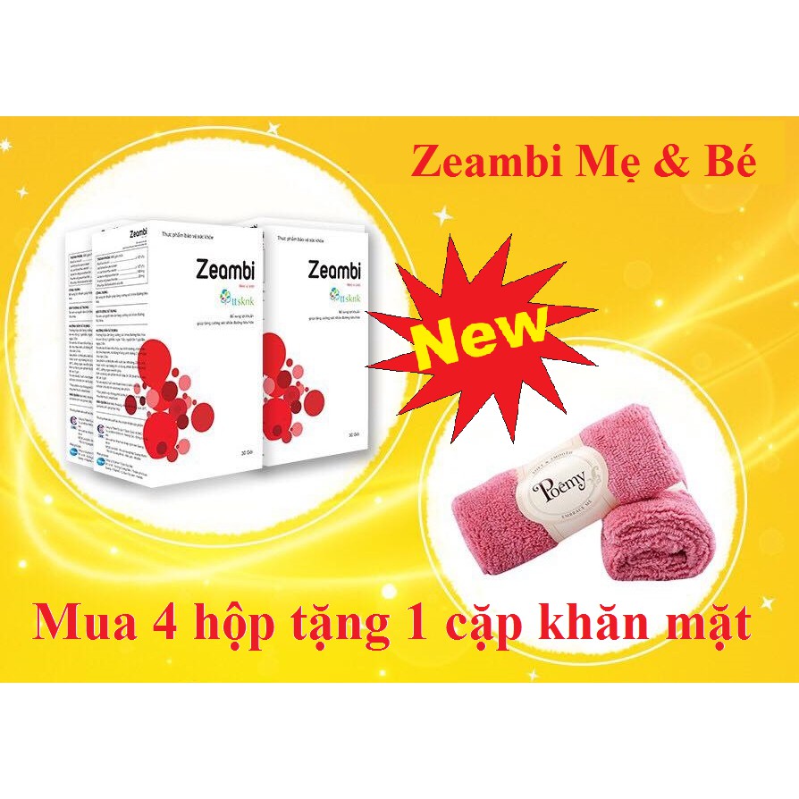 Men vi sinh  ZEAMBI - Bao nang kép, hỗ trợ biếng ăn, tiêu chảy, táo bón, bất dung nạp - Nhập khẩu Anh quốc( Hộp 30 gói )