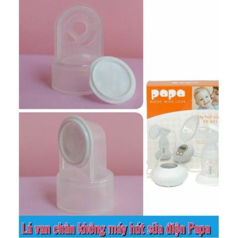 Phụ kiện lá van chân không cho máy hút sữa điện đôi/đơn Papa (2 chiếc lá trắng)