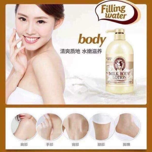 Sữa tắm milk care bò vàng cực thơm . LG11