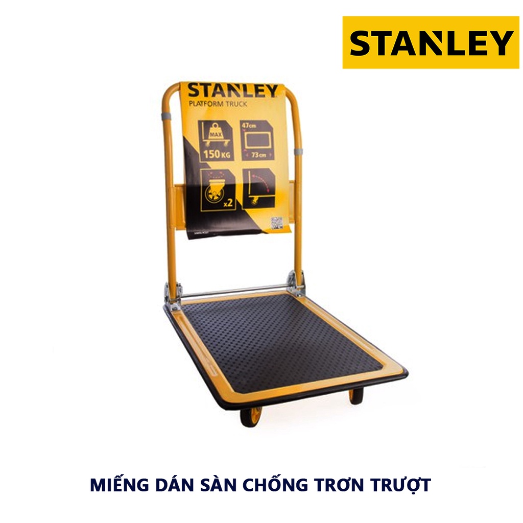 Xe đẩy hàng 4 bánh Stanley SXWTD-PC527 Tải trọng 150kg hỗ trợ vận chuyển hàng hóa nặng, cồng kềnh - chính hãng - xsafe