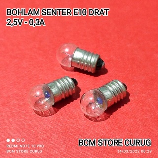 Set 10 bóng đèn led e10 mini 2.5v
